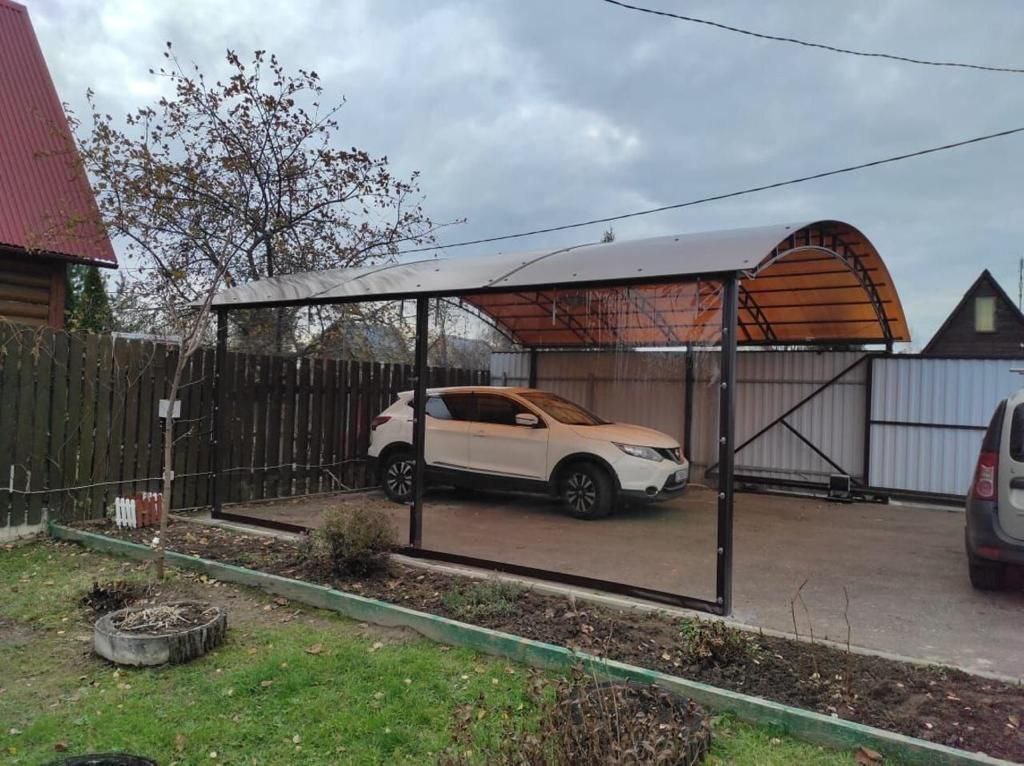 Прозрачные шторы ПВХ для навеса под автомобиль в Весьегонске